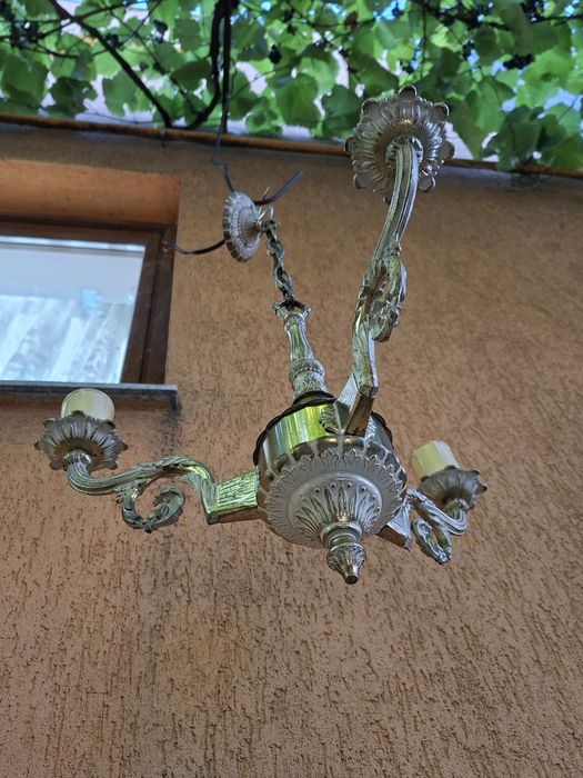 Candelabru, lustra bronz