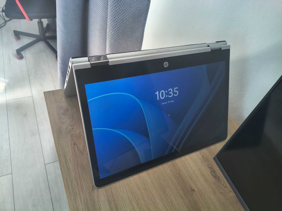 LAPTOP/TABLETA HP X360 touchscreen 14'',I3 7100U,8G DDR4, stylus,Windows 11 activat