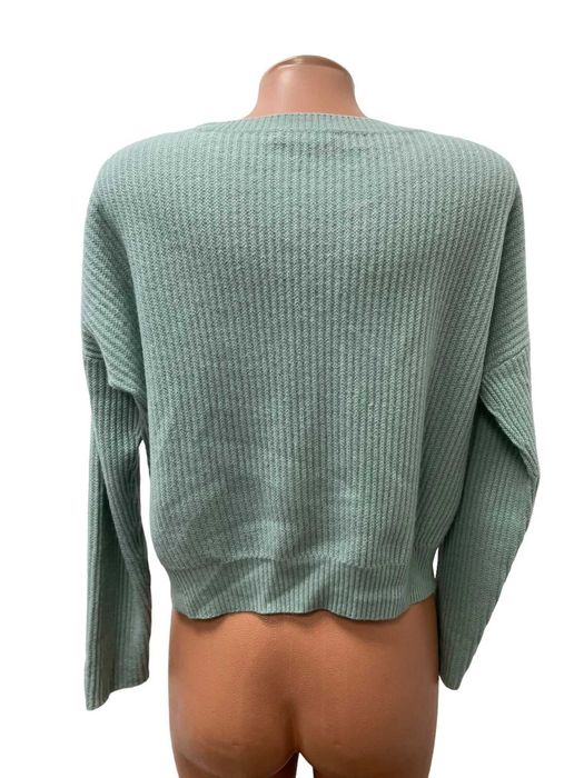 CASHFLOW размер S / M дамски кашмирен пуловер 100% КАШМИР зелен