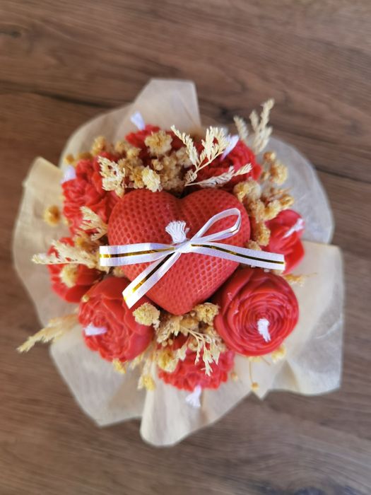 Малък букет от ароматни свещи