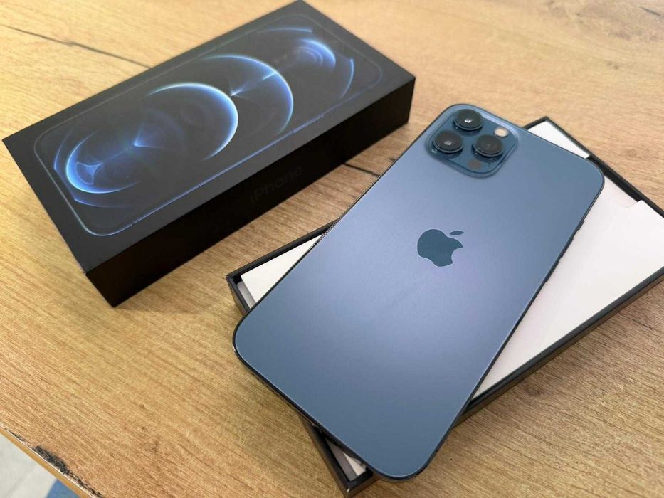 iPhone 12 Pro Max 256GB Pacific Blue | 100% Baterie | Factura | Garantie | Buy-Back