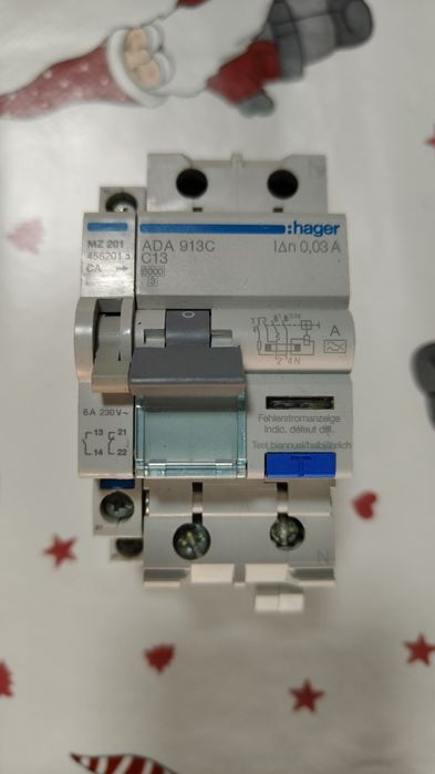 Siguranțe automate cu protecție diferențială (RCBO), Hager,
