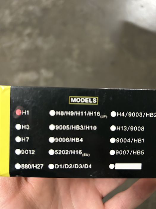 Лед крушки H1