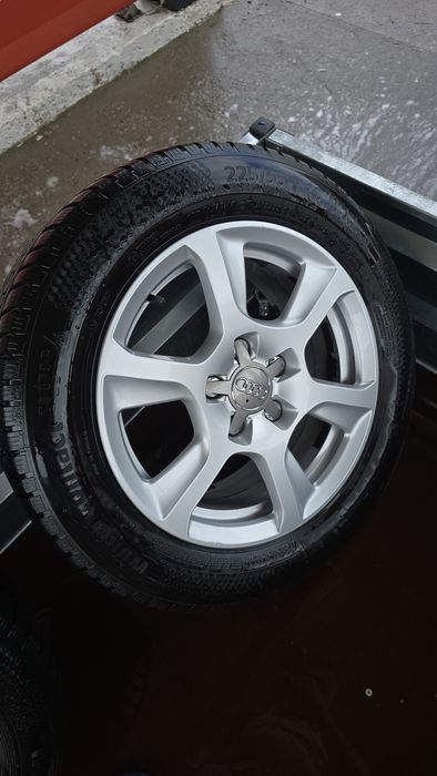 Set jante originale Audi + anvelope de iarnă Continental WinterContact TS 870 P
