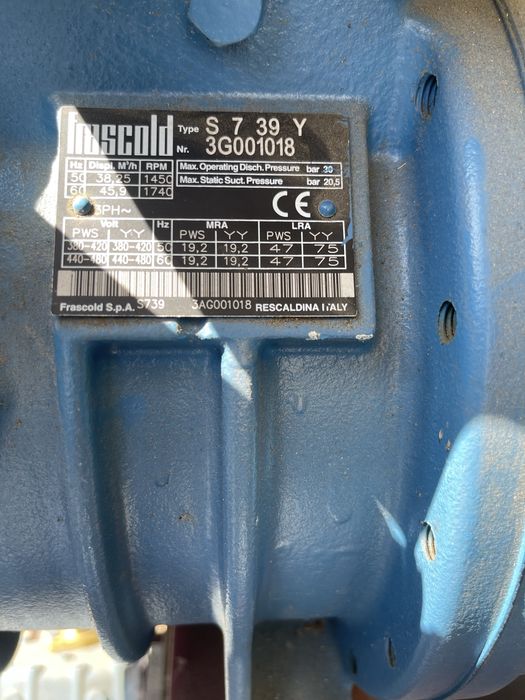Centrala frigorifica frascold 6 compresoare