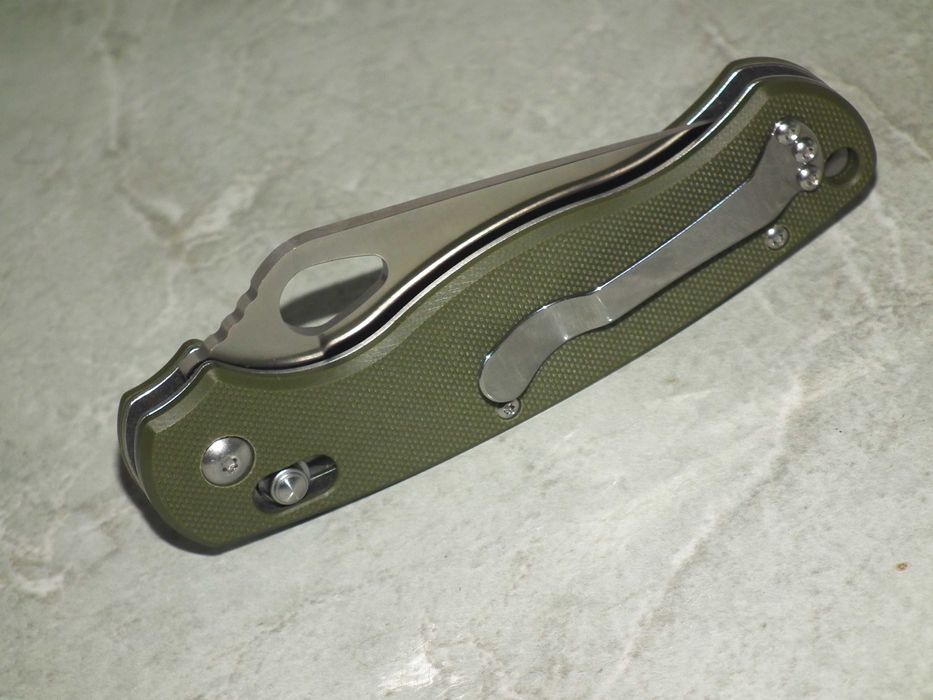 Briceag cutit tactic stil paramilitary Ganzo G729-GR nou, otel 440C, míner G10, axis lock