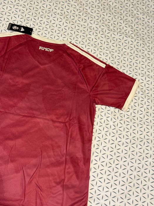 Tricou Real Madrid third kit rosu/roz 2026-2027 la liga champions league