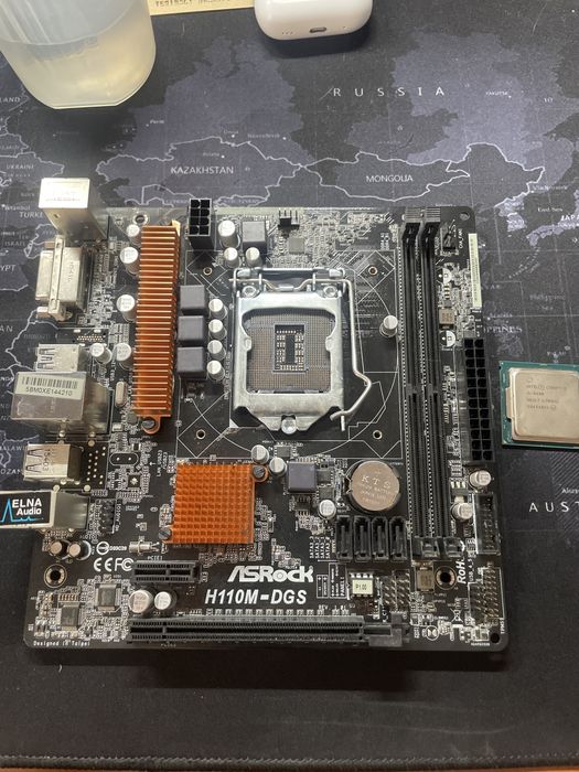 Материская плата H110M-DGD+Intel core i5-6400