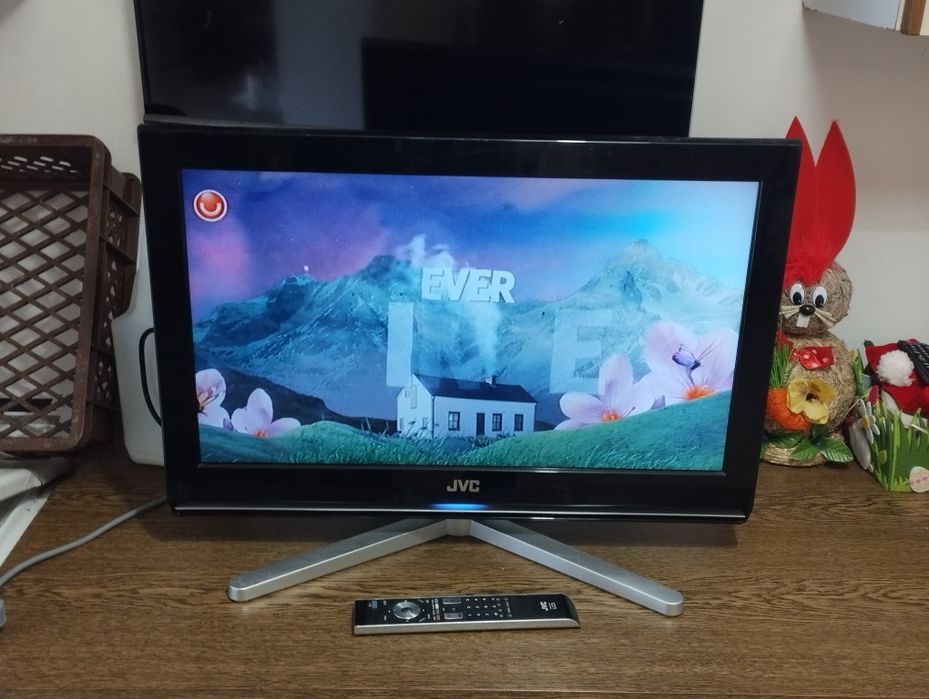 Televizor JVC telecomanda originala TV 80 cm LCD plasma mică USB HD