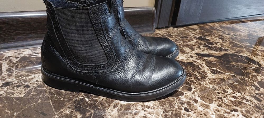 Ботинки Zara натуральная кожа