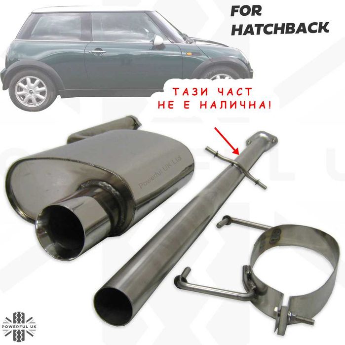 Спортна изпускателна система 
за Mini Hatchback R50