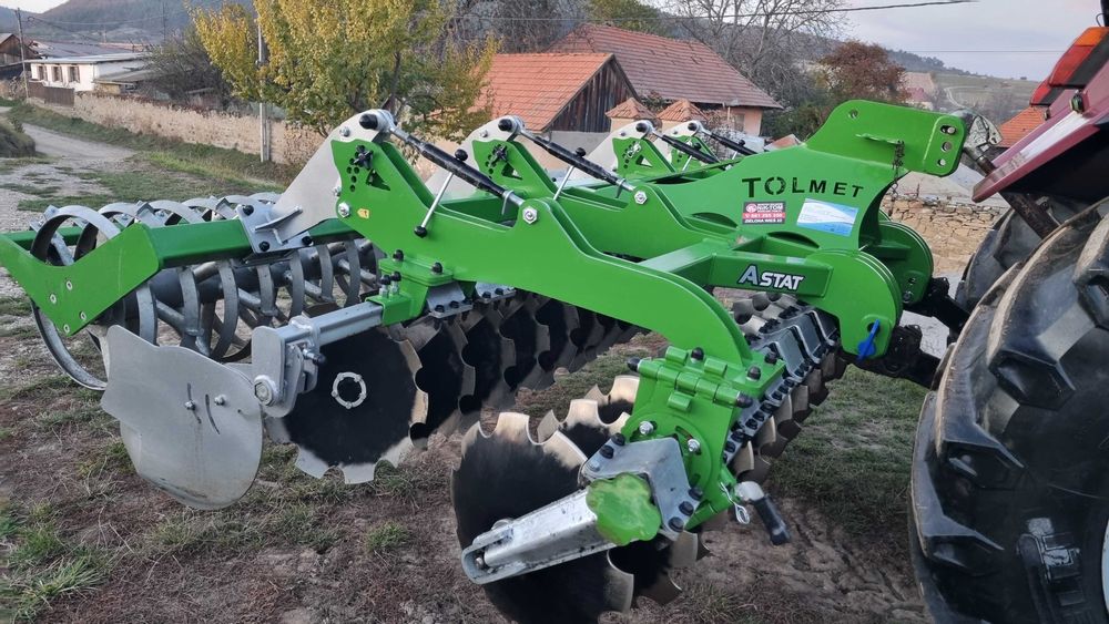 Teradisc profesional TOLMET 3.5m /grapa cu disc / 2380kg/ 2025 nou
