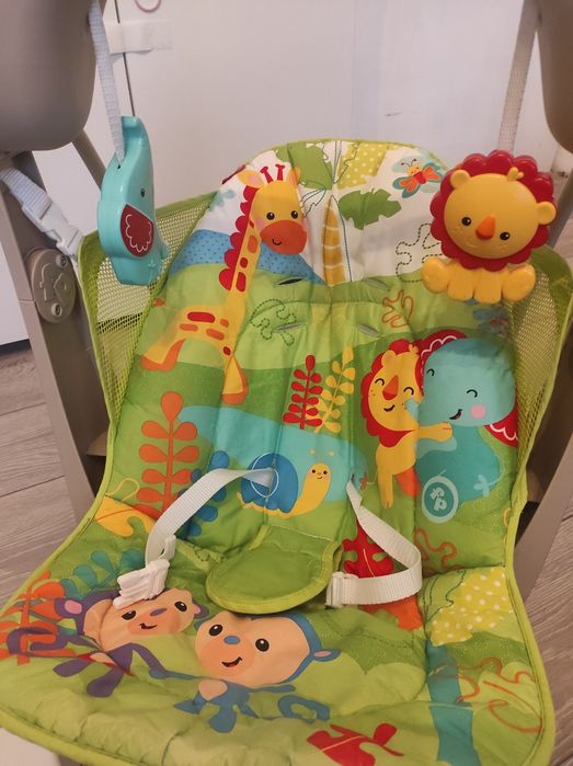 2 в 1 бебешка люлка и шезлонг Fisher price