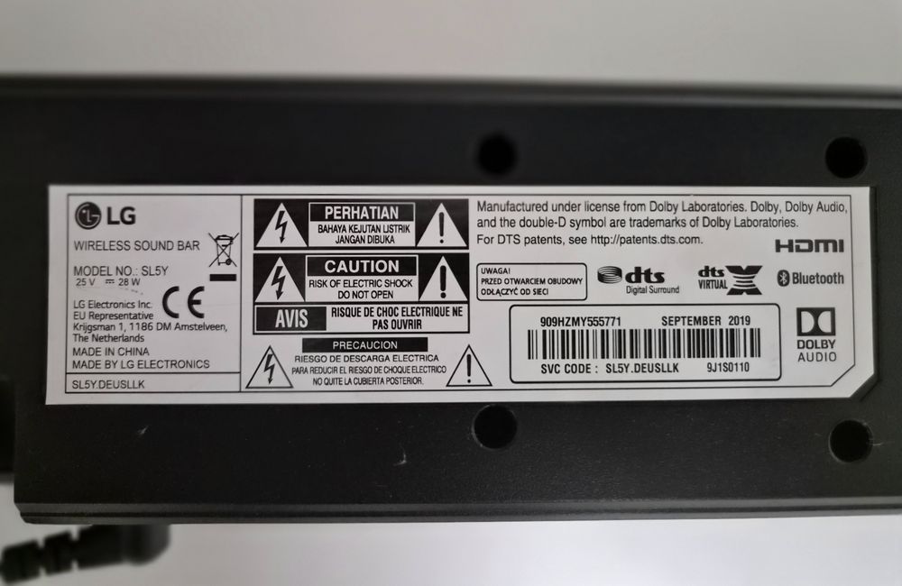 Саундбар LG SL5Y