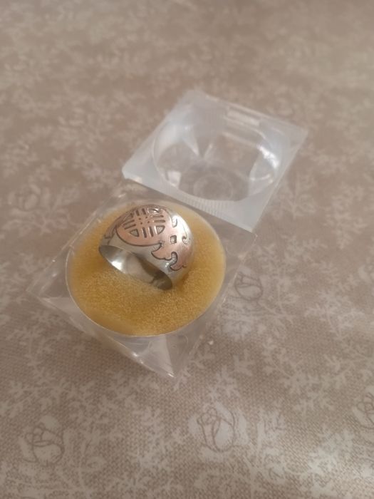 Кольцо серебряный