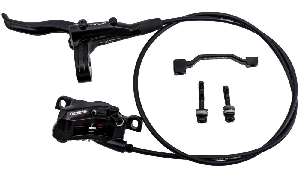 Set frane SHIMANO BL-MT401/BR-MT420 cu 4 pistoane NOU