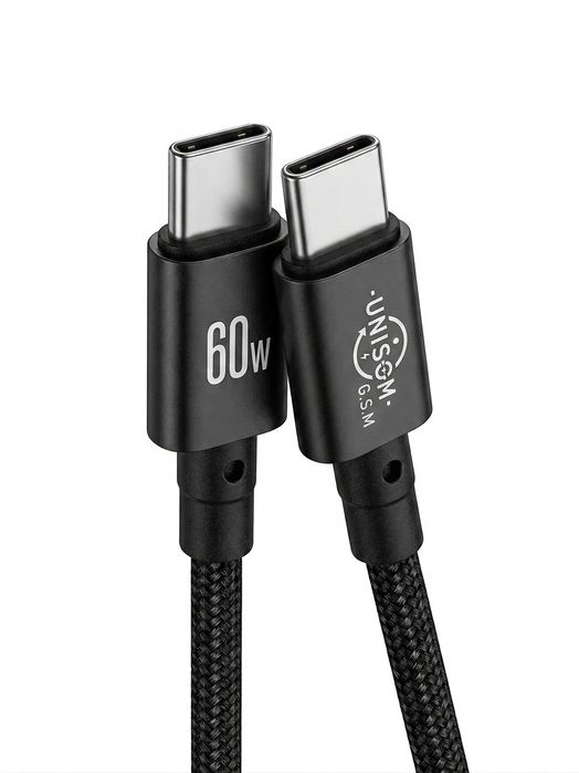 60 WATT , 2 METER data/charging compatibl cu telefon si laptopuri