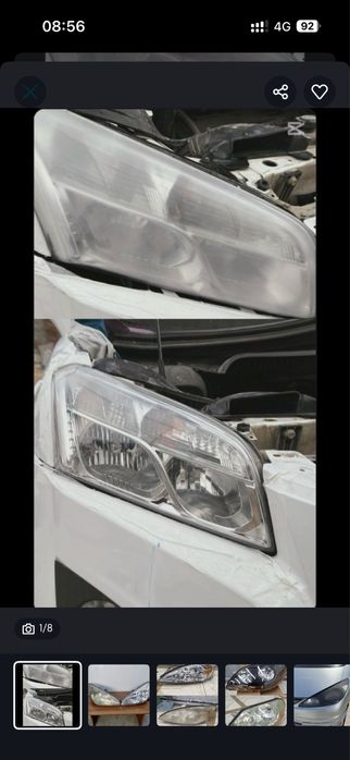 Полировка фар, установка bi-Led