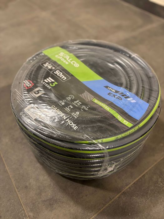 Furtun Grădină 3/4″ 50 m Stalco Garden Expert 3 Straturi Presiune 25 Bar