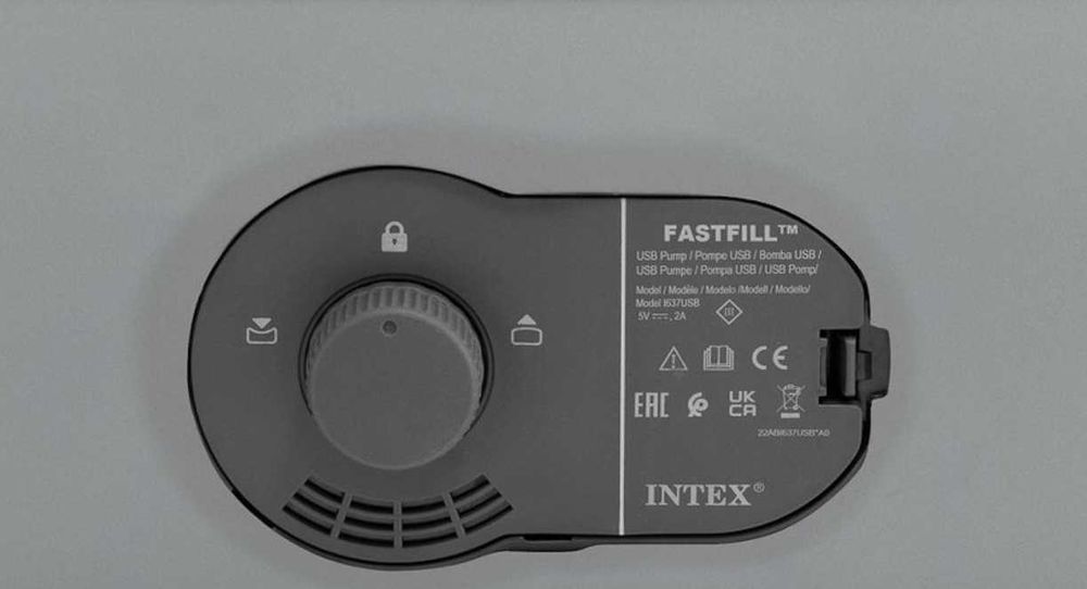 НАДУВАЕМ двоен ДЮШЕК легло, матрак спалня  203X152X36 СМ с USB помпа