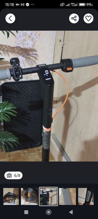 Продам электросамокат NINEBOT F40. Оригинал.