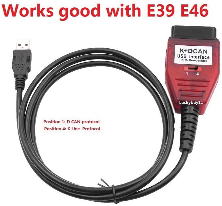 Tester BMW Interfata K+DCAN Diagnoza ENET E/F/G`93-2018 ISTA INPA NCS