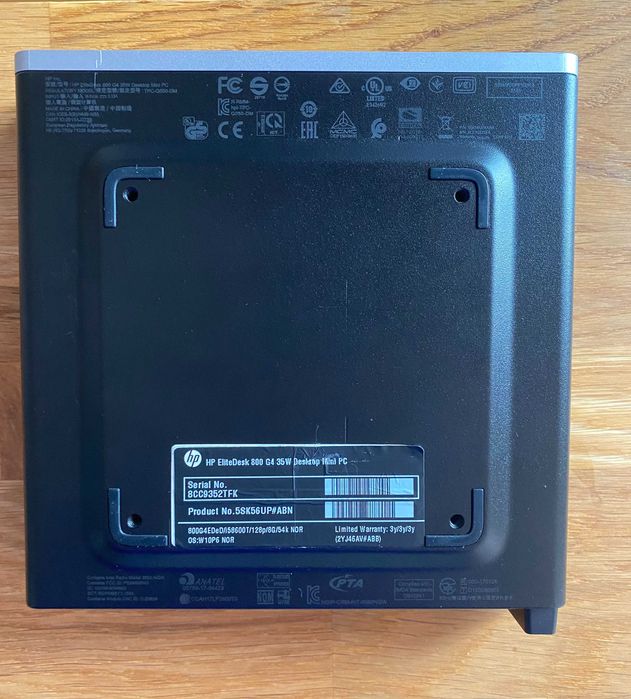 Мини компютър НР EliteDesk 800