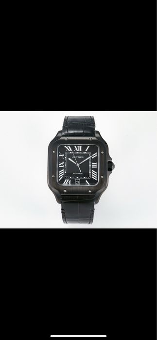 Cartier Santos Black