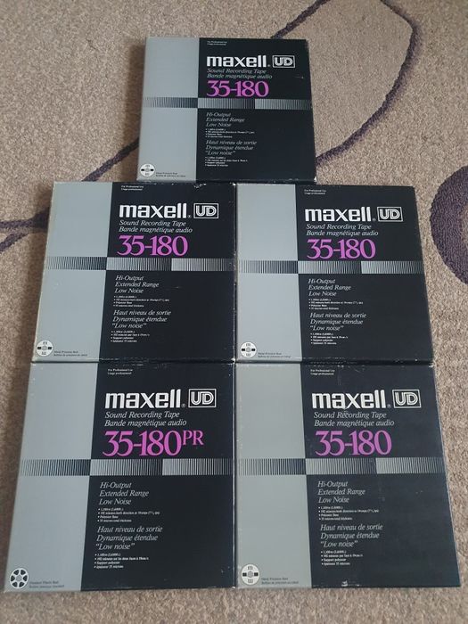 Colecție banda magnetofon Maxell 26cm originale