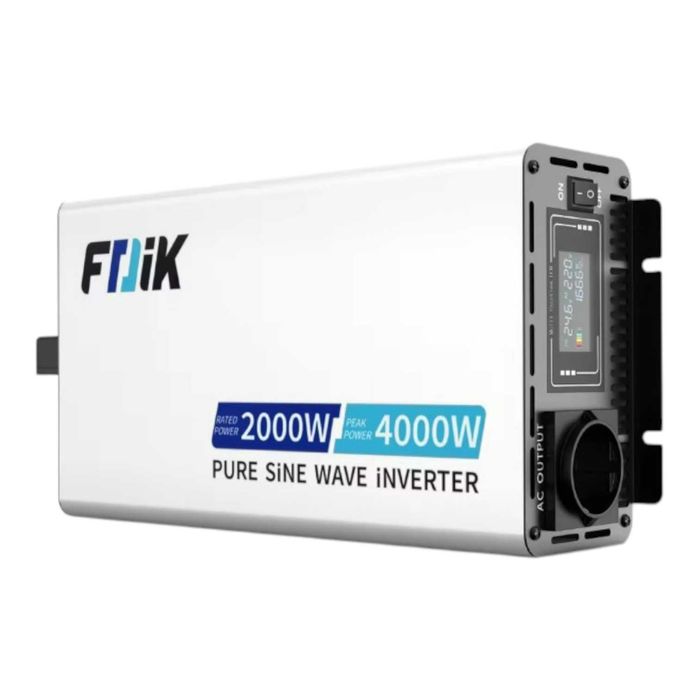 Invertor FDiK S3 4000, 5000W 12V sau 24V – sinus pur, LCD