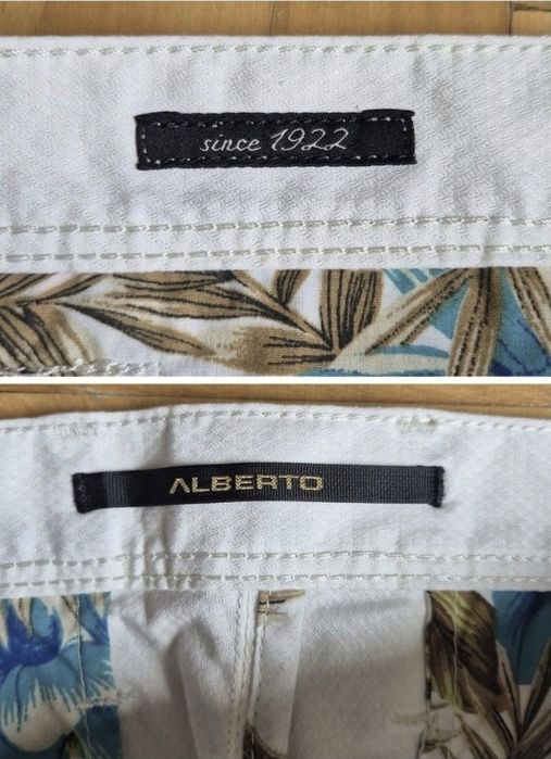 antaloni bărbați Premium Alberto, Slim-Fit, Oeko-Tex - W34/L34