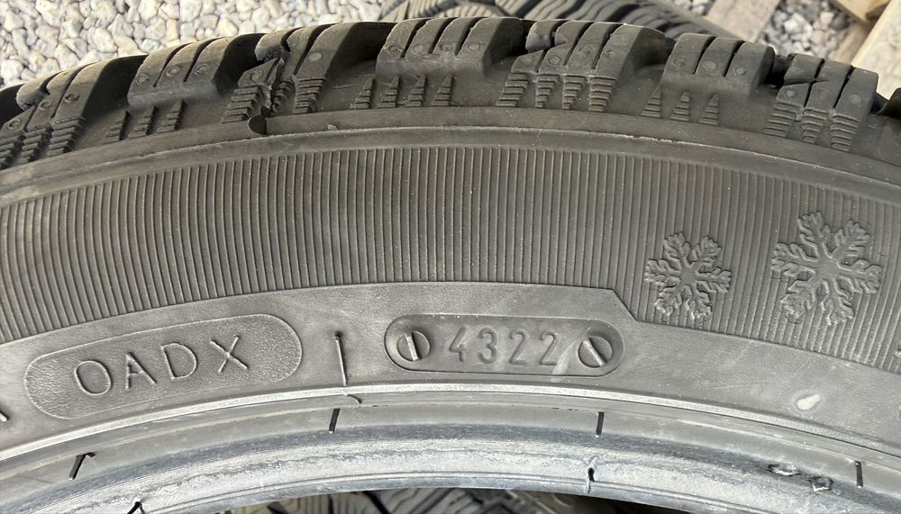 4бр 225/45/17 на 7,5мм с 22дот Ориум