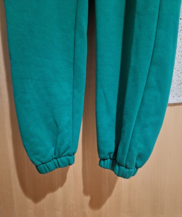 Тъмно зелен дебел зимен  гащиризон