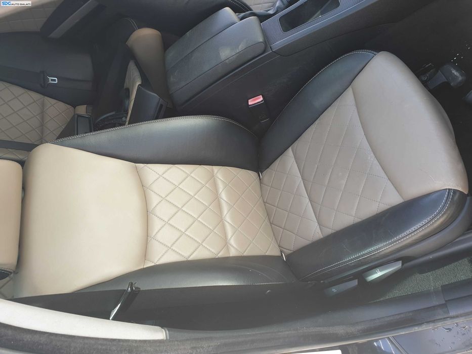 Interior Piele Scaun Scaune Stanga Dreapta Fata cu Incalzire si Bancheta cu Spatar cu Rabatare si cu Ecrane Tetiere cu Defecte BMW Seria 3 E91 Break Combi 2004 - 2011 [K7287]