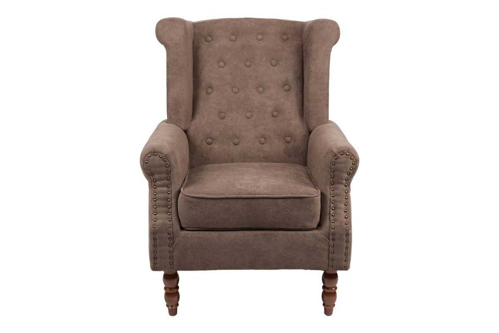 Удобно кресло Puzzle-home Piore, 3 цвята, Дървени крака, 77x80x106cm