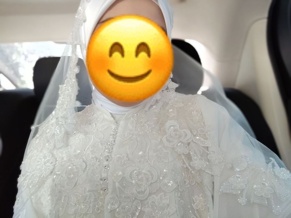 Abaya kelin ko'ylak 1 marta kiyilgan