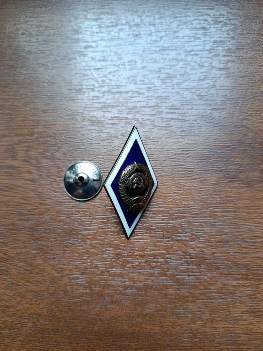 Знак ромб серебро