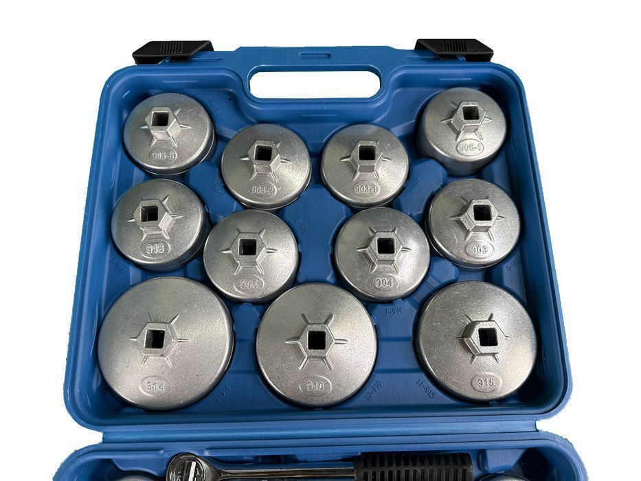 Trusa cu chei capace din aluminiu pentru filtre de ulei 23 piese gebo