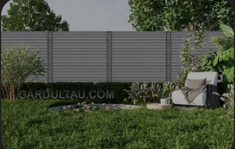 Fabricam garduri / placi de gard / stâlpi din beton Model Piramida