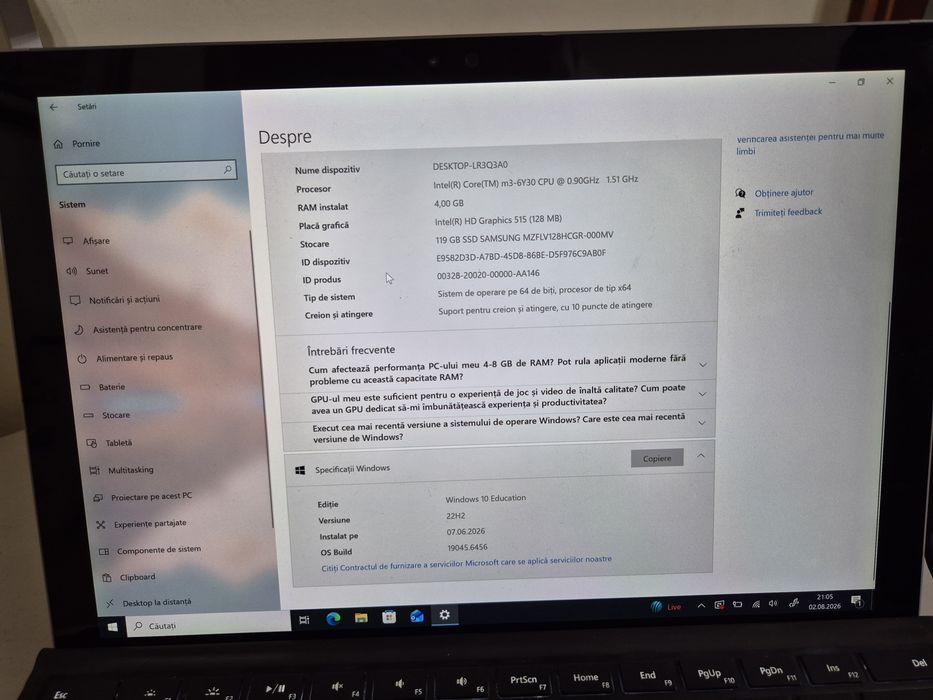 Tableta Microsft Surface Pro 4
