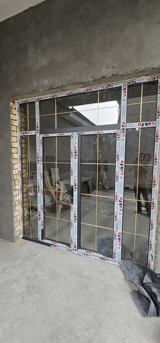 Окно двери витражи  акфа Эшик Ромлар