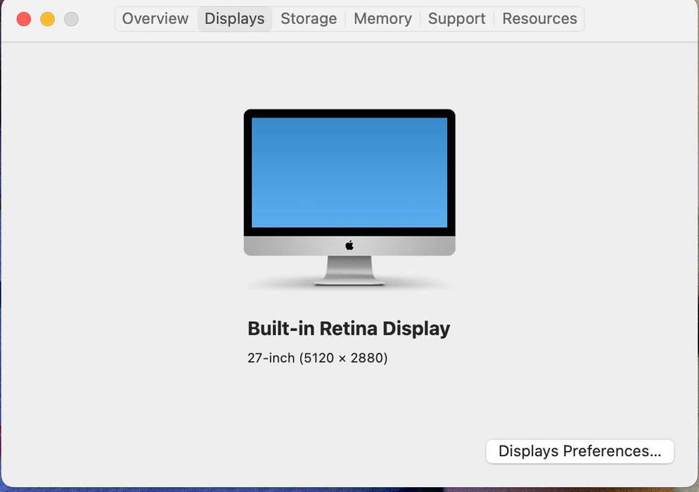 Vand iMac (Retina 5K, 27-inch, Late 2015) 24GB RAM, 2 TB (SSD+HDD)
