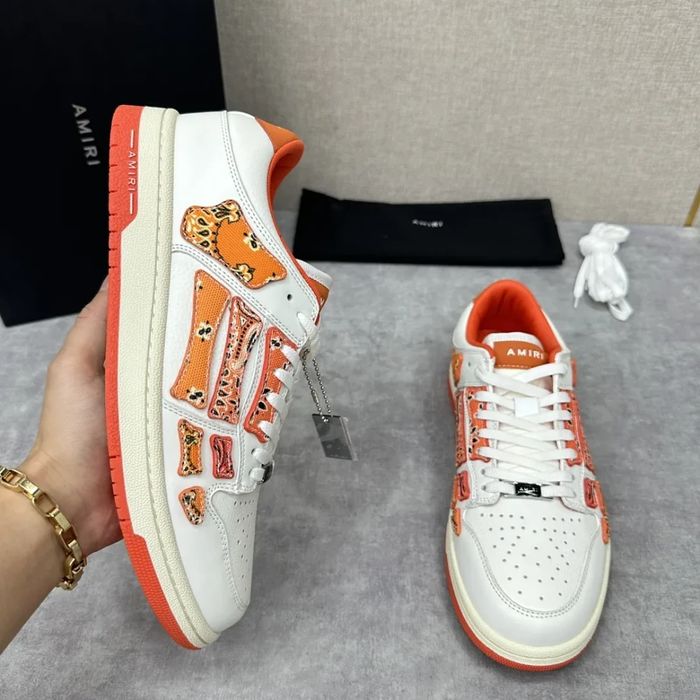 Amiri Skel Top Low "Orange Bandana"