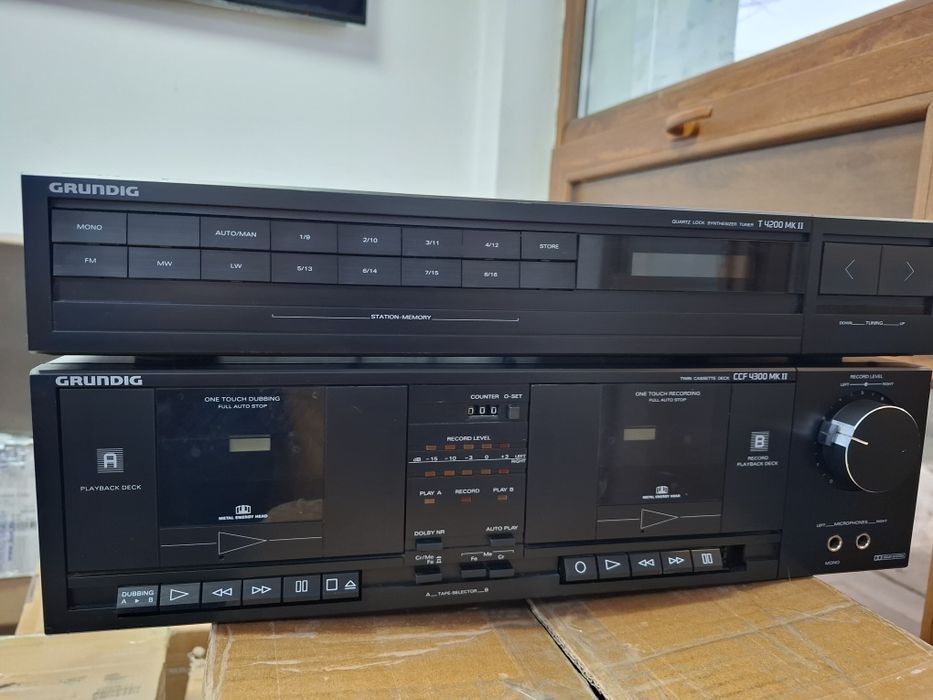 Deck Grundig CCF 4300 MK II și Tuner Grundig T 4200 MK II
