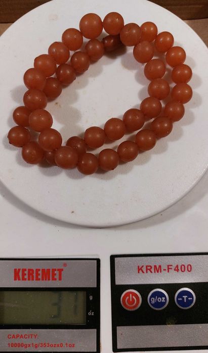 Бусы медовый янтарь. Янтарные СССР