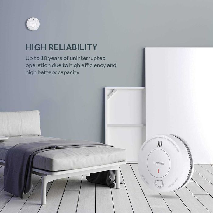 Detector fum X Sense SD2J0AX set x 2 cu baterie 10 ani