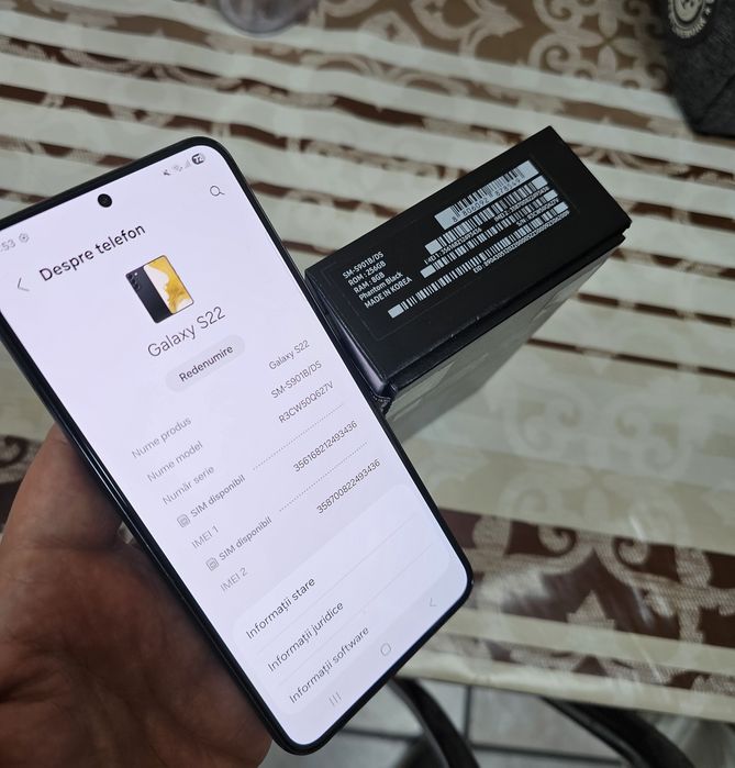 Vand Samsung S22 256 gb
