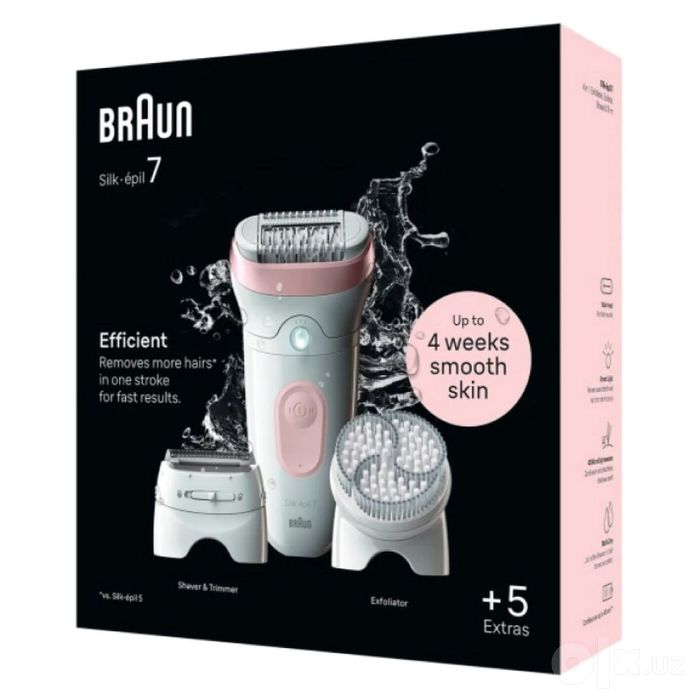 Эпилятор Braun SE7060, сухая и влажная эпиляция