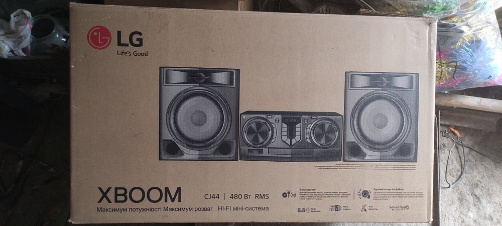 Акустическая Мини система HI-FI LG CJ44