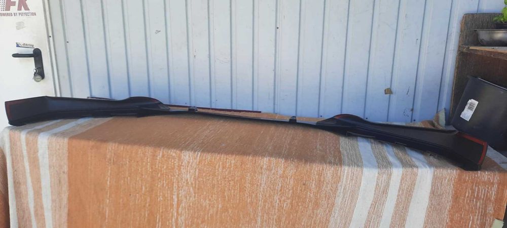 Splitter lip BMW 5 G30 G31 02/2017 bara fata pachet m negru lucios